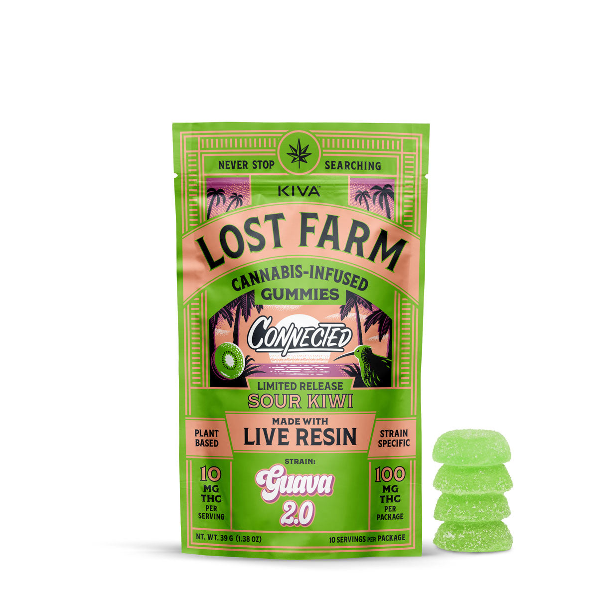 Lost Farm x Connected Guava 2.0 Live Resin Gummies