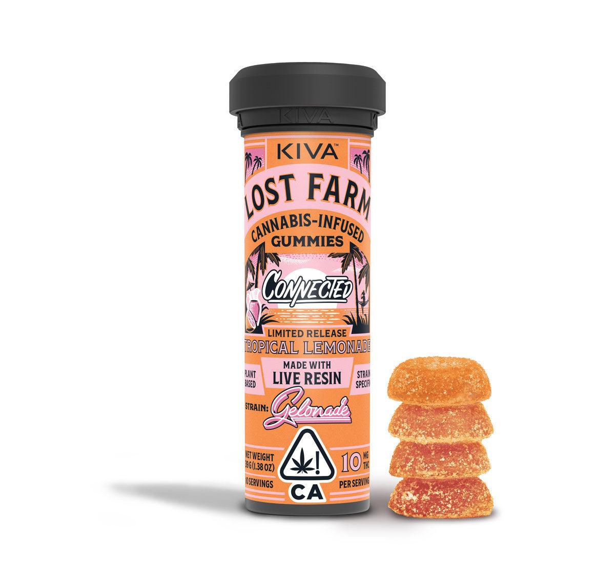 Lost Farm x Connected Gelonade Live Resin Gummies