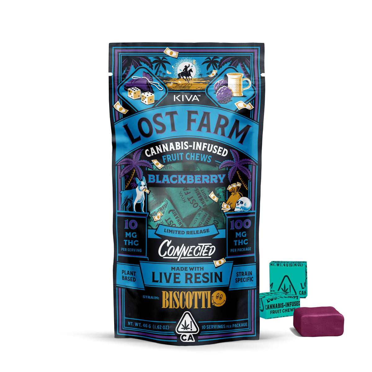 Lost Farm x Connected Biscotti Live Resin Chews